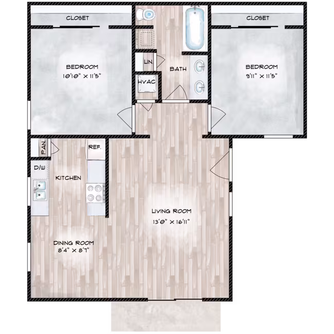 Unit 0106 0106 floor plan